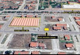 3S’TEN UYDUKENT PAZAR YERİ KÖŞESİNDE 173 M² TİCARİ ARSA